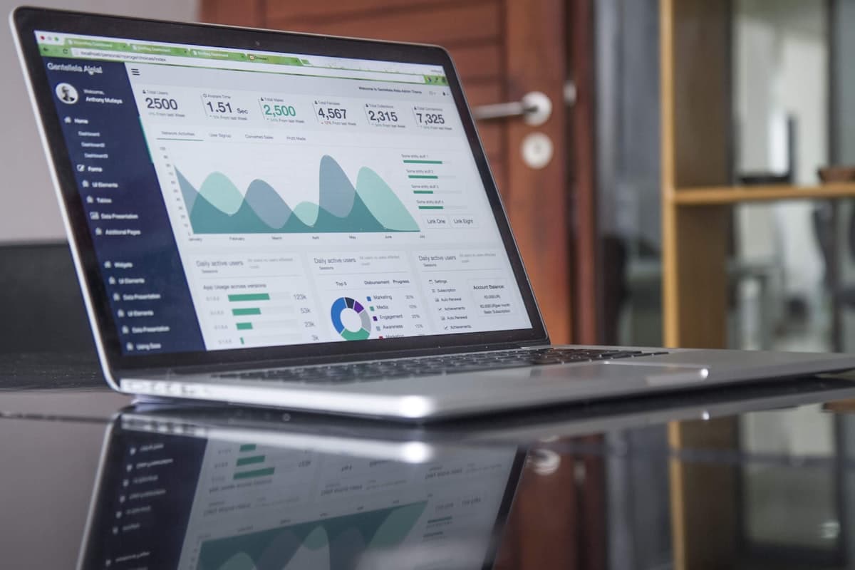 Tableau de bord d'analyse SEO et référencement Google