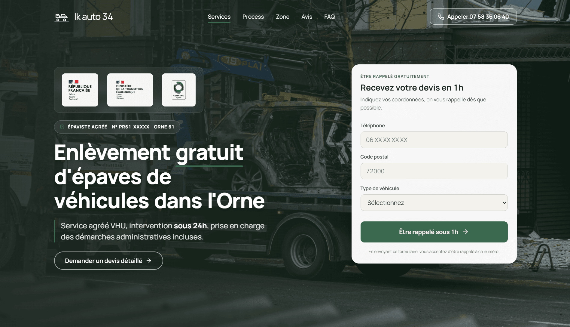 LK34 Auto - Épaviste IDF